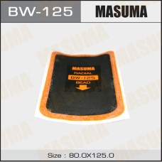 Заплатка кордовая для боковых порезов 78 х 125 мм 1 слой корда MASUMA BW-125