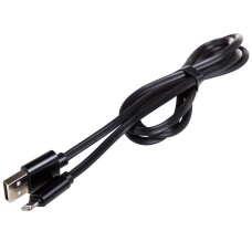 Кабель USB lightning 6.5 А быстрая зарядка 1 м черный в коробке Skyway S09601004