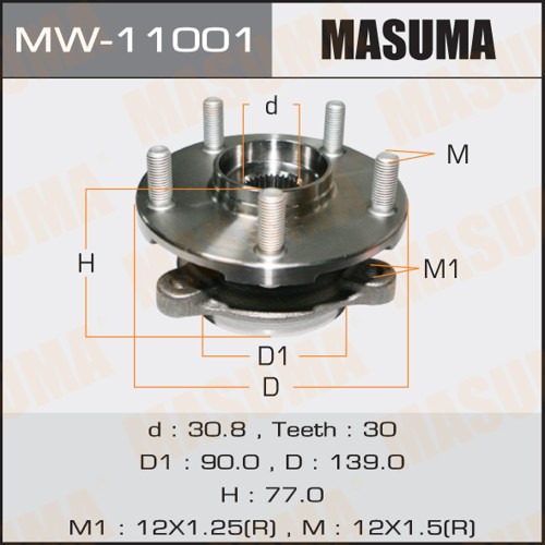 Ступица MASUMA MW11001