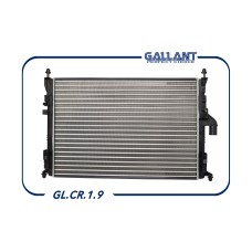 Радиатор охлаждения Lada Largus 12-; Renault Logan 08-, Duster 10-; Nissan Almera 12- МКПП (+A/C) Gallant GL.CR.1.9