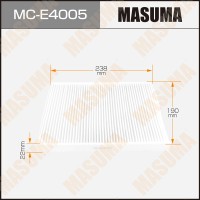 Фильтр салона MASUMA MCE4005 FORD/ FIESTA/ V1200, V1400, V1600 08- (1/40)