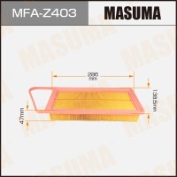 Фильтр воздушный MASUMA MFAZ403 MAZDA/ MAZDA2 (1/20)