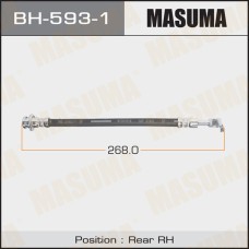 Шланг тормозной Nissan X-Trail (T31) 07-14 задний MASUMA правый BH-593-1