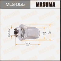 Гайка колеса M 14 x 1,5 с шайбой длинная под ключ 21 MASUMA MLS-055