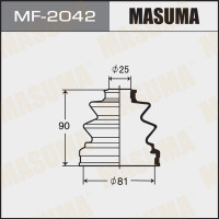 Пыльник ШРУС 81 x 90 x 25 MASUMA MF2042