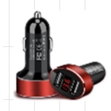 Зарядное устройство WIIIX с вольтметром/амперметром черное/красное UCC-2-25-VM