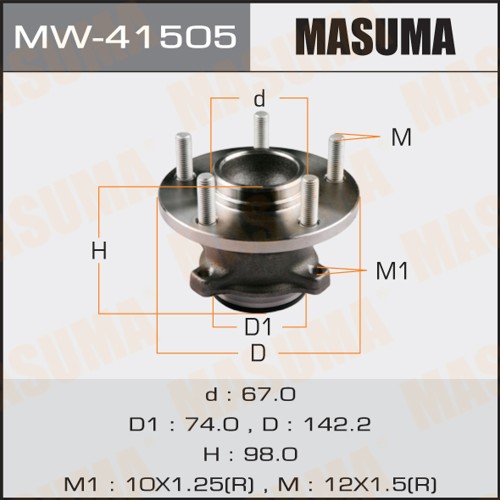 Ступица MASUMA MW-41505