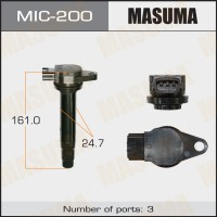 Катушка зажигания Nissan Almera (N16) 00-, Primera (P11) 98-, Sunny 98-04 (QG13DE, QG15DE, QG18DE) MASUMA MIC-200