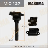 Катушка зажигания MASUMA MIC127 CAMI, SPARKY / K3VE