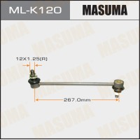 Стойка стабилизатора Hyundai IX35 10-, Tucson 09-; Kia Sportage 10-, Optima 12-16 переднего MASUMA ML-K120