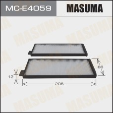 Фильтр салона MASUMA SSANG YONG/ MUSSO / V2000, V2300, V2900 93-05 (1/40)