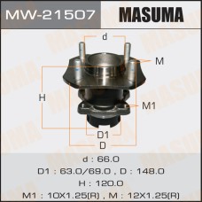 Ступица Nissan Tiida (C11) 07-14 задняя (+ABS) MASUMA MW-21507