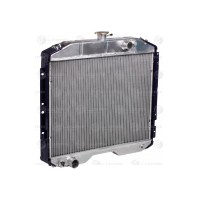 Радиатор охлаждения ГАЗ 3307 алюминий 2х-рядный Luzar LRc 0337b