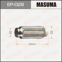 Гофра глушителя 54 x 200 Masuma EP028