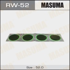 Заплатки для камер D=52 мм холодная вулканизация 20 шт. MASUMA RW-52