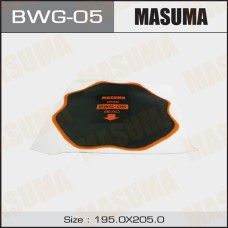 Заплатка кордовая для боковых порезов D=210 мм 6 слоев корда MASUMA BWG-05