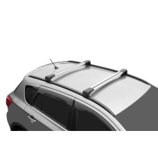 Дуги багажника Lux 110/110 см аэро-трэвел серебристые без заглушек 82 мм