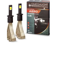 Светодиод Omegalight OLLEDH11AERO Лампа LED Omegalight Aero H8/H9/H11 3000lm (1шт)