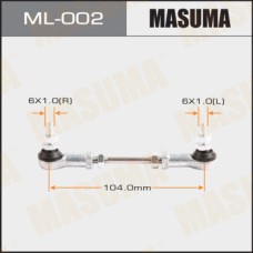 Тяга датчика положения кузова (корректора фар) 104 мм MASUMA ML-002