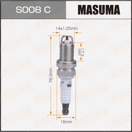 Свеча зажигания MASUMA BKR6EKB-11 (3583)