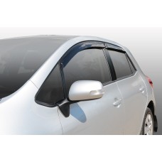 Дефлекторы на боковые стекла Toyota Auris I хетчбэк 07-12 накладные 4 шт. Corsar DEF00409