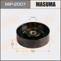 Ролик приводного ремня Nissan Teana 03-, Murano 04-, Maxima 95- (QG18/15/16,VQ30/35,CR14,VG5) натяжной MIP-2007