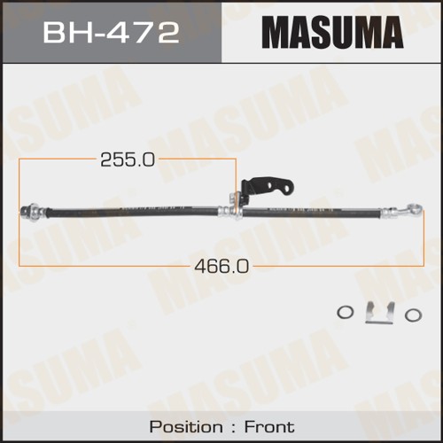 Шланг тормозной Honda CR-V (RD) 95-02 передний MASUMA правый BH-472