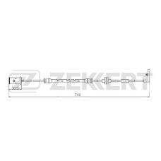 Датчик колодки тормозной ZEKKERT BS8088 Opel Astra G 04-, Zafira A, B 04-