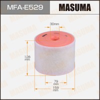 Фильтр воздушный VAG A6 11-, A7 14-, A8 16- Masuma MFA-E529