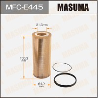 Фильтр масляный VAG A4 IV 3.0-3.2 07-, A5 07-, A6 2.8- 3.0 10-, Q5 (8RB) 3.0, Tuareg 10-17 Masuma MFC-E445